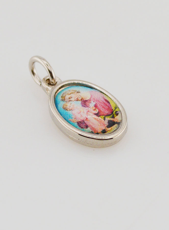 Médaille Saint Joseph Argentée - 15mm (pic 3)