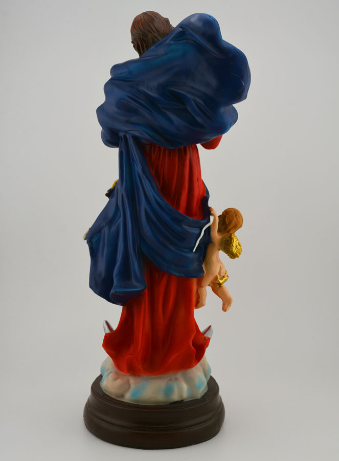 Statue Vierge Marie qui Défait les Noeuds - 30cm (pic 4)