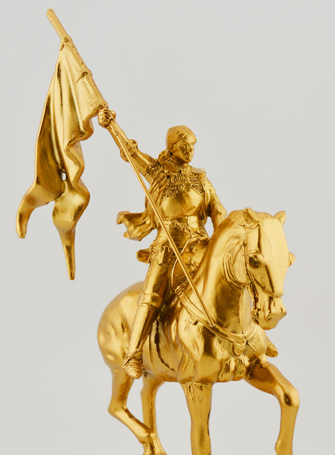 Statue Sainte Jeanne D' Arc Peinte à la Main - 18 cm (pic 2)