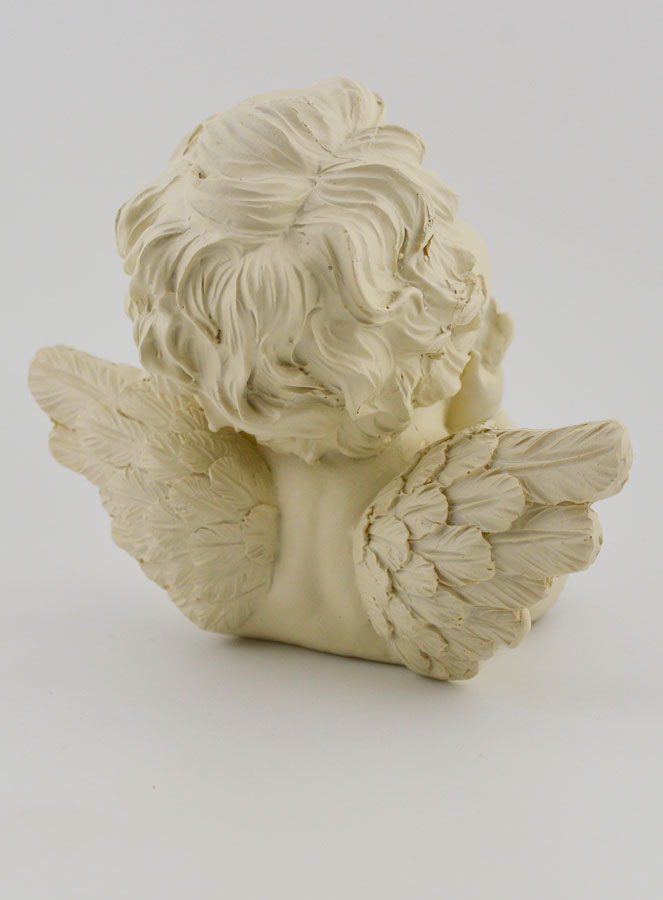 Statue Ange-Gardien Souffleur - 13 cm (pic 4)