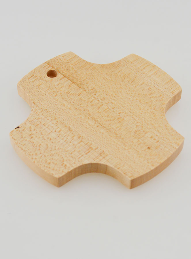 Croix Enfant en Bois d'Erable - Mon Baptême (pic 4)