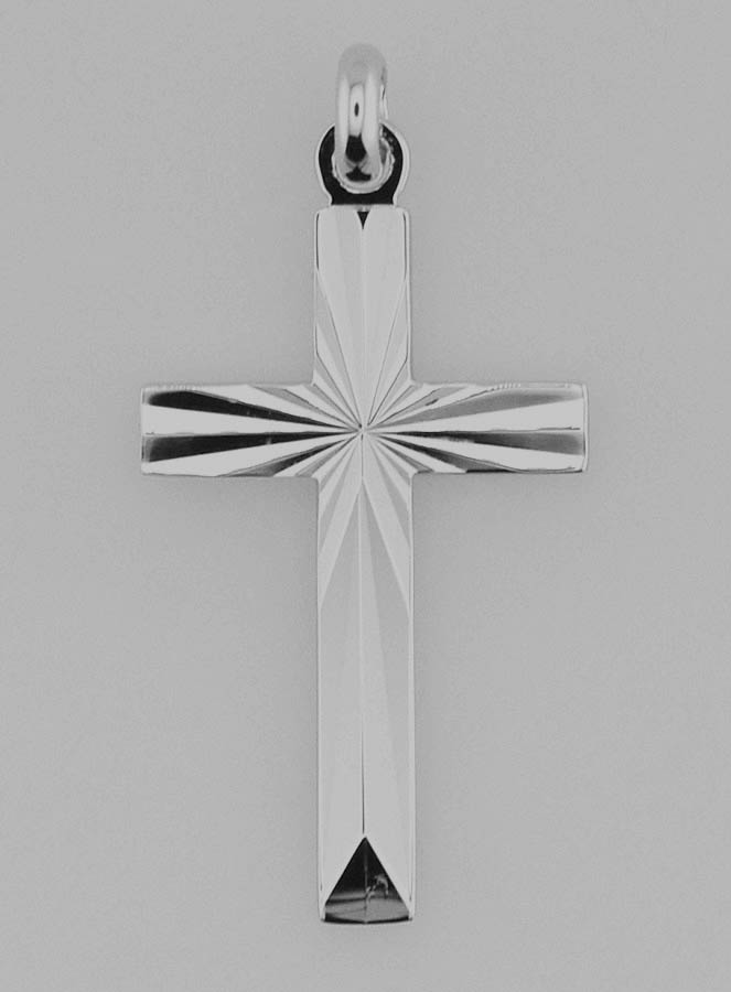 Pendentif Croix en Argent 25mm (pic 1)