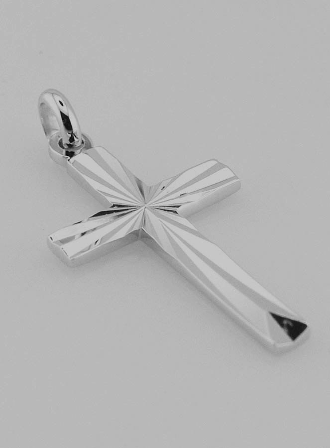 Pendentif Croix en Argent 25mm (pic 3)