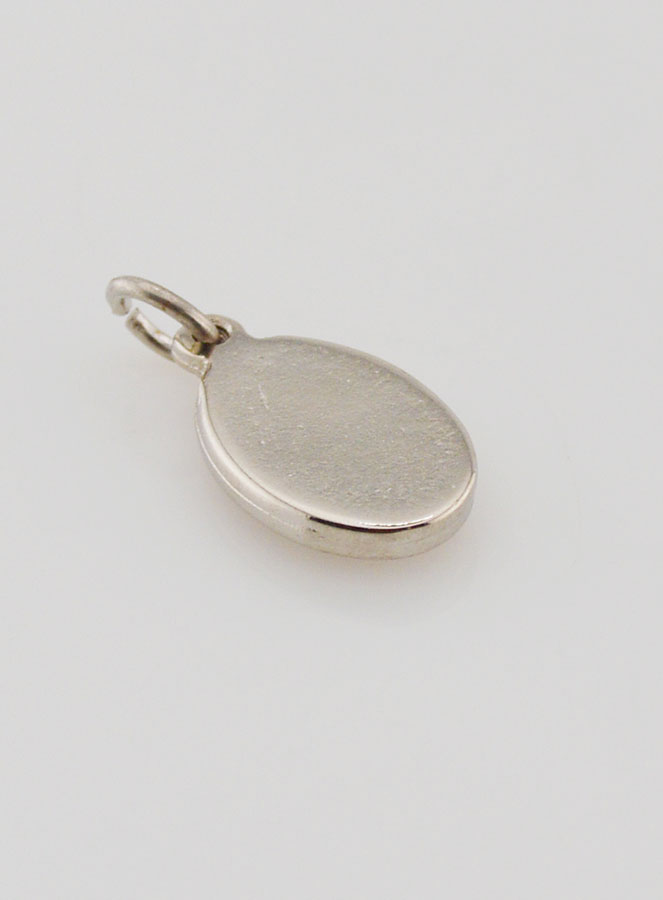 Médaille Saint Christophe Argentée - 14 mm (pic 4)