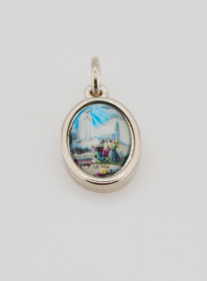 Médaille Notre Dame de Fatima Argentée - 14 mm (pic 2)