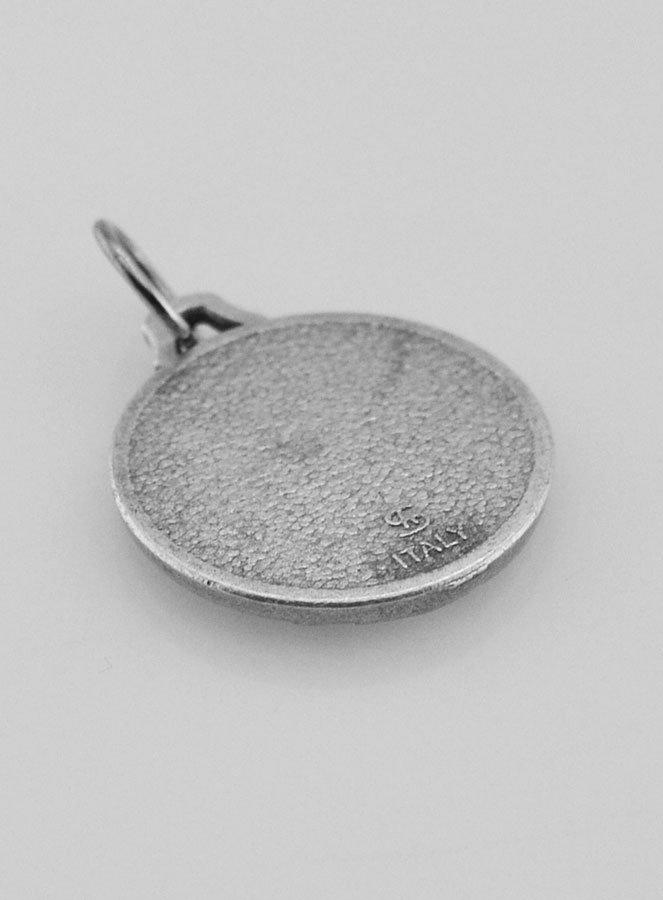 Médaille Saint Raphaël en Métal Argenté - 16 mm (pic 4)