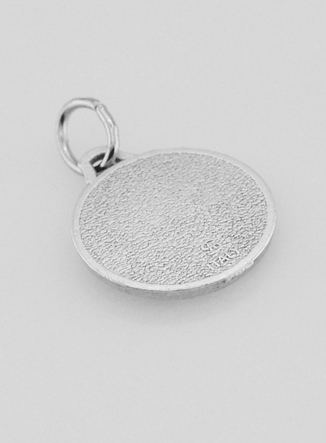 Médaille Saint Christophe en Métal Argenté - 15 mm (pic 4)