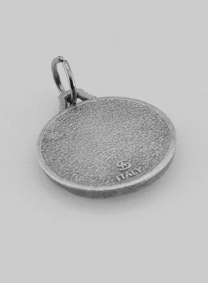 Médaille Sainte Famille en Métal Argenté - 16 mm (pic 4)