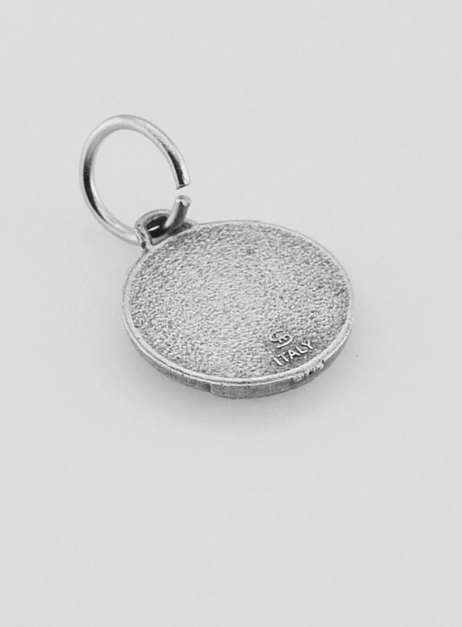 Médaille Sainte Thérèse en Métal Argenté - 10 mm (pic 4)