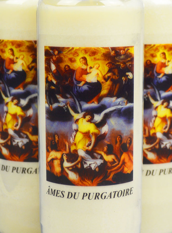 Lot de 3 Bougies de Neuvaine - Prier pour les Âmes du Purgatoire (pic 3)