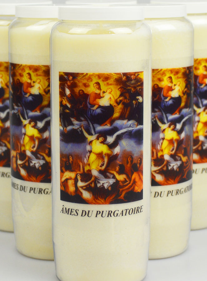 Lot de 6 Bougies de Neuvaine - Prier pour les Âmes du Purgatoire (pic 3)