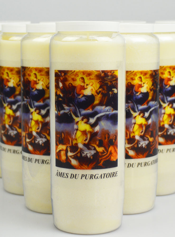 Lot 10 Bougies de Neuvaine - Prier pour les Âmes du Purgatoire (pic 3)