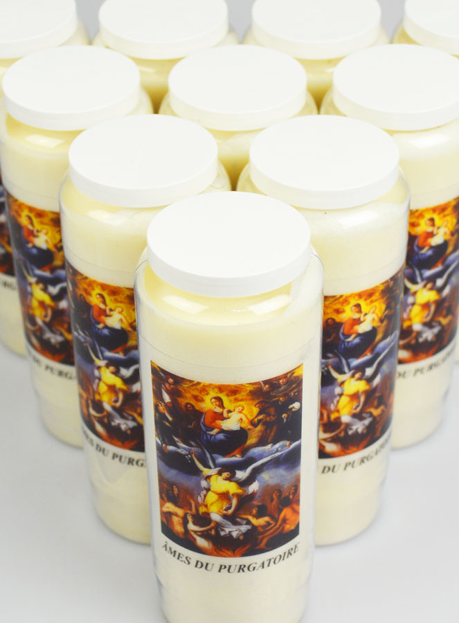 Lot 10 Bougies de Neuvaine - Prier pour les Âmes du Purgatoire (pic 4)