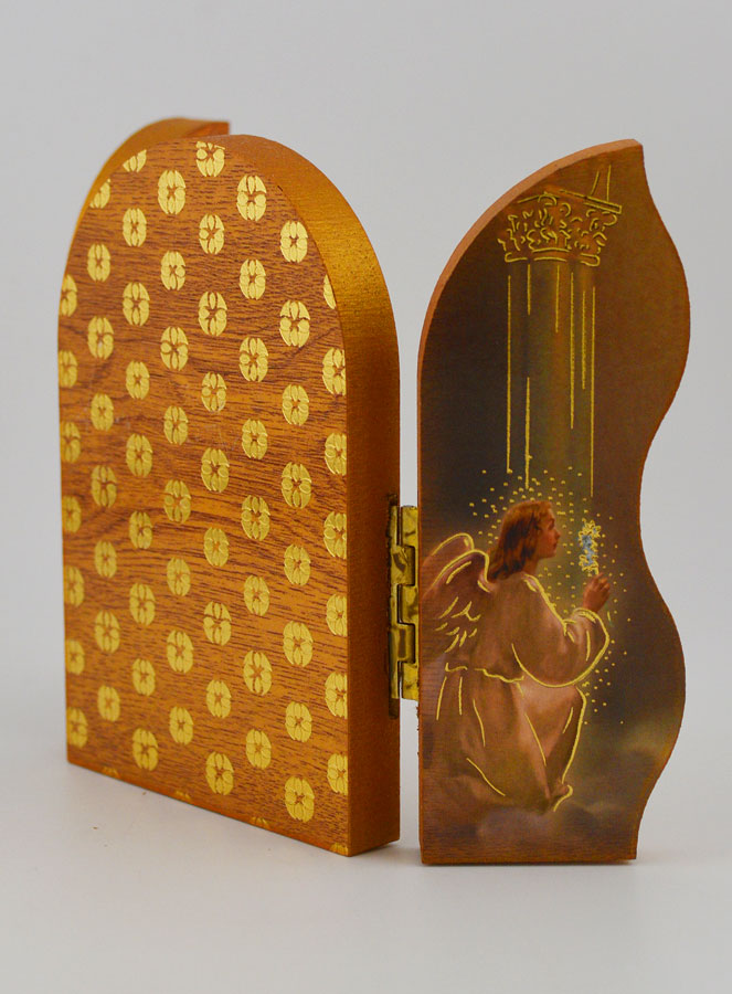 Icône Triptyque Saint Joseph - 12 cm (pic 3)