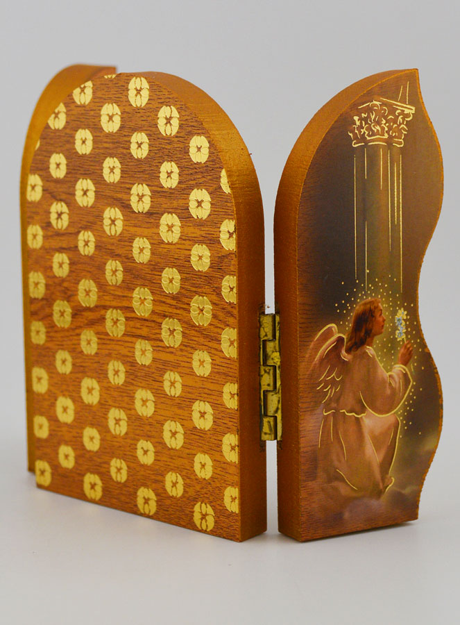 Icône Triptyque Sainte Thérèse de Lisieux - 12 cm (pic 3)