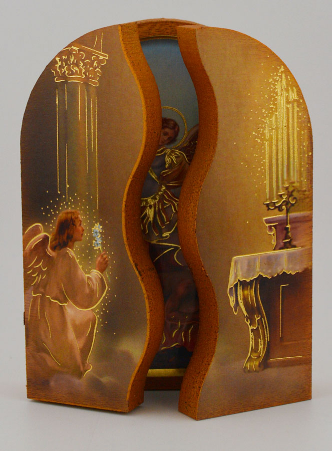 Icône Triptyque Saint Michel Archange - 12 cm (pic 2)