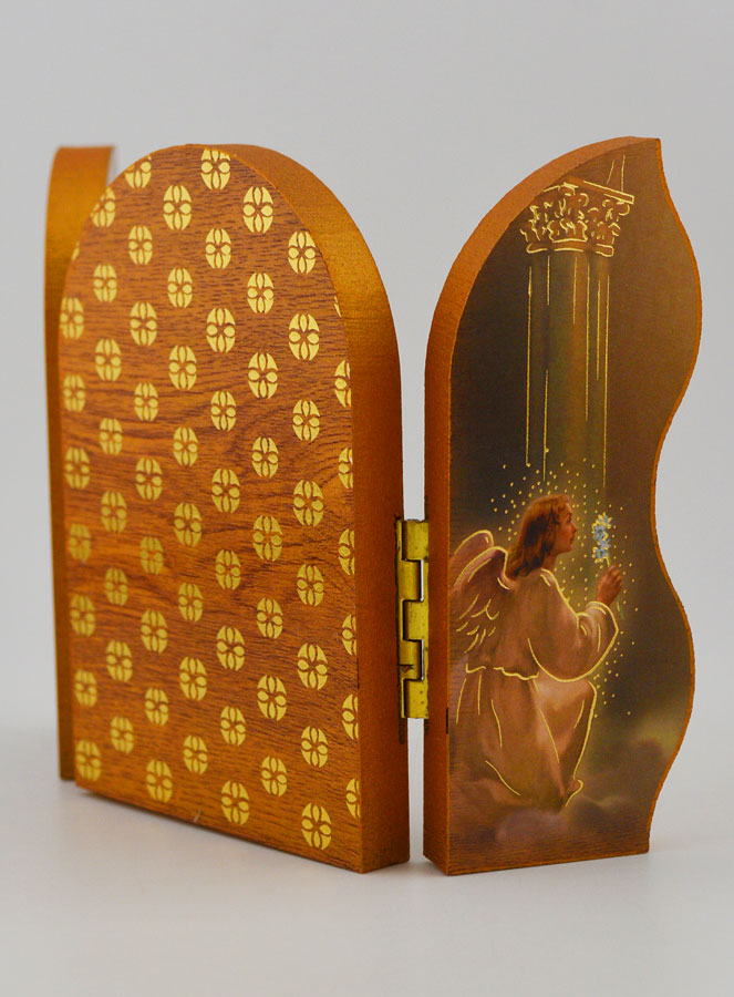 Icône Triptyque Saint Michel Archange - 12 cm (pic 3)