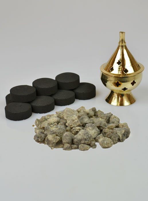 Coffret Encens Benjoin + Charbon + Brûle-encens (pic 1)