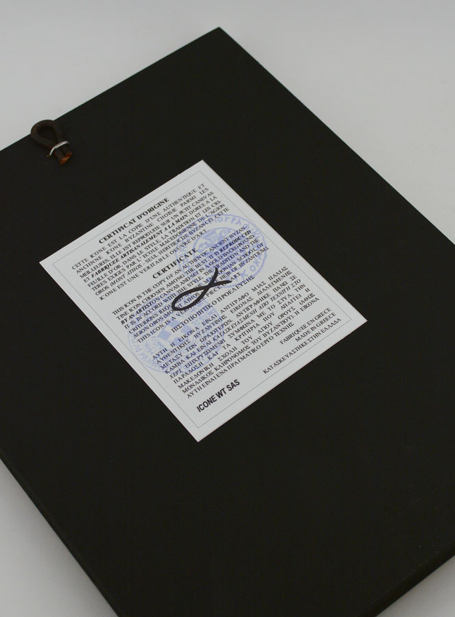 Icône Byzantine Saint Jean Chrysostome - 22 cm (pic 4)