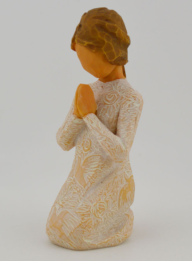 Ange Willow Tree - Prière de la paix (Prayer of peace) - 10 cm (pic 2)