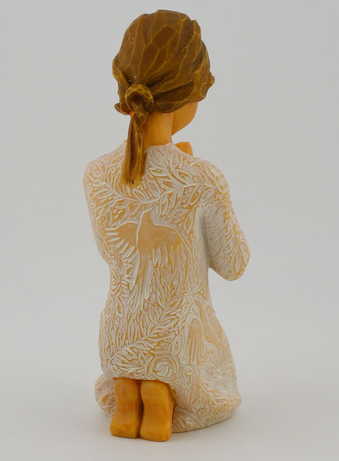 Ange Willow Tree - Prière de la paix (Prayer of peace) - 10 cm (pic 4)