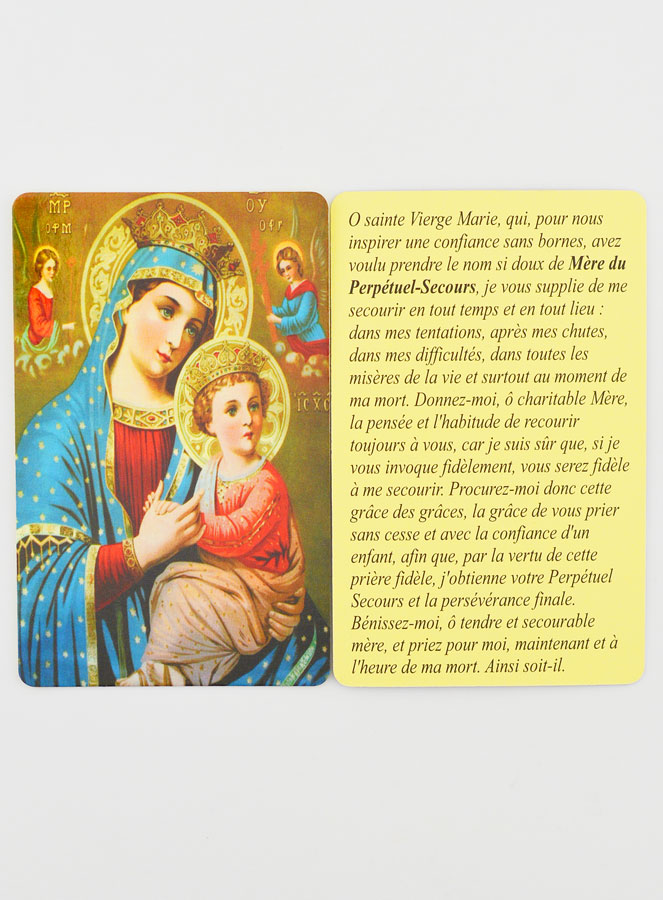 Carte de Prière Notre Dame du perpétuel Secours (pic 3)