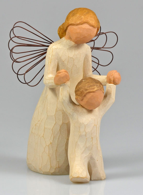 Ange Willow Tree - Ange-Gardien Protecteur (Guardian Angel) - 14 cm (pic 1)
