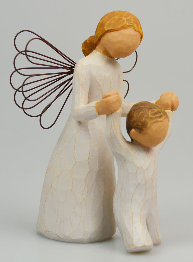 Ange Willow Tree - Ange-Gardien Protecteur (Guardian Angel) - 14 cm (pic 3)