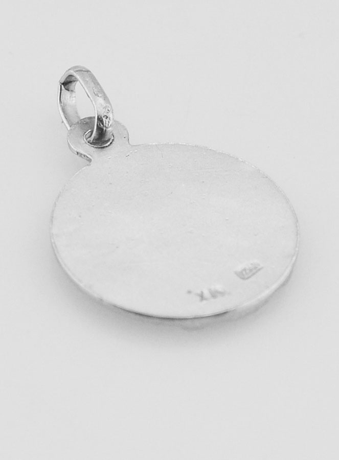 Médaille Saint Jacques de Compostelle en Argent Massif - 17 mm (pic 4)