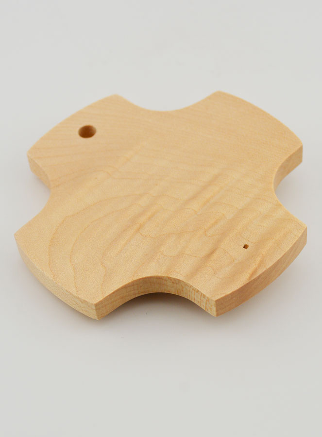 Croix Enfant en Bois d'Erable - Mon Ange Protecteur (pic 4)