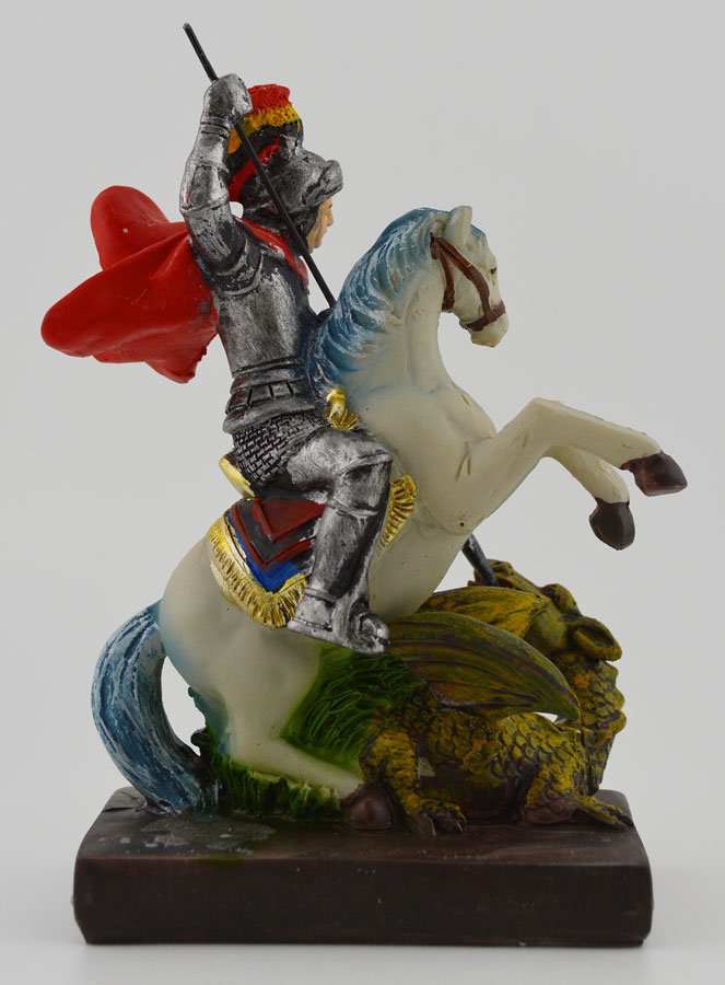 Statue Saint Georges - 12 cm (pic 4)