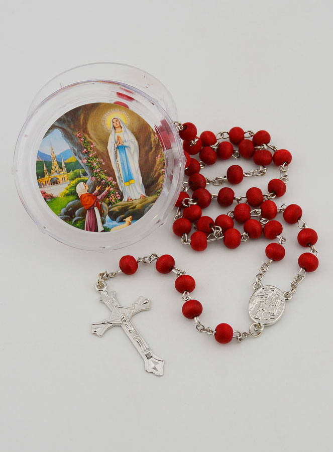 Chapelet en Bois de Rose de Lourdes (pic 1)
