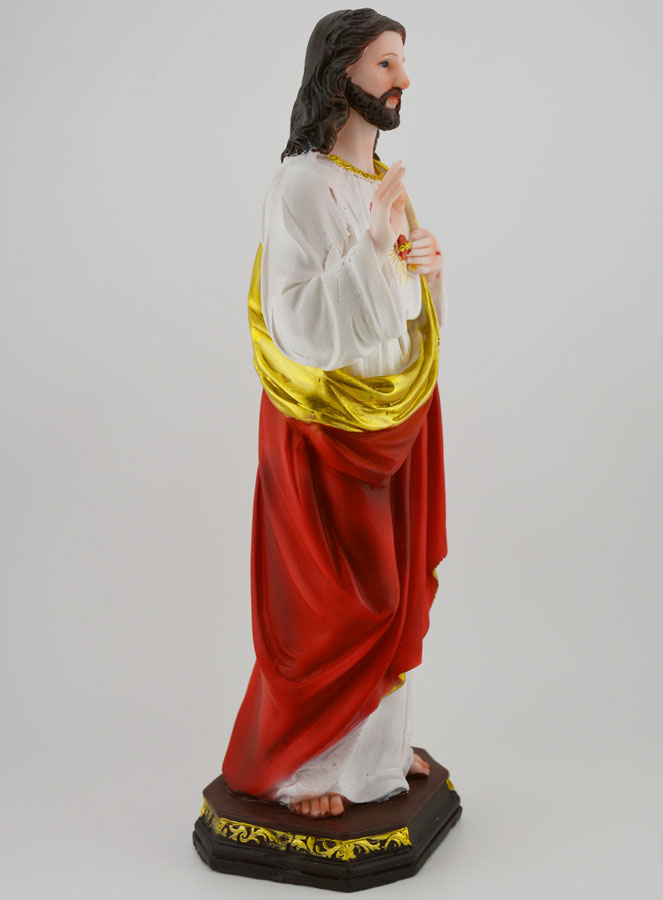 Statue Coeur Sacré de Jésus - Christ - 30 cm (pic 3)