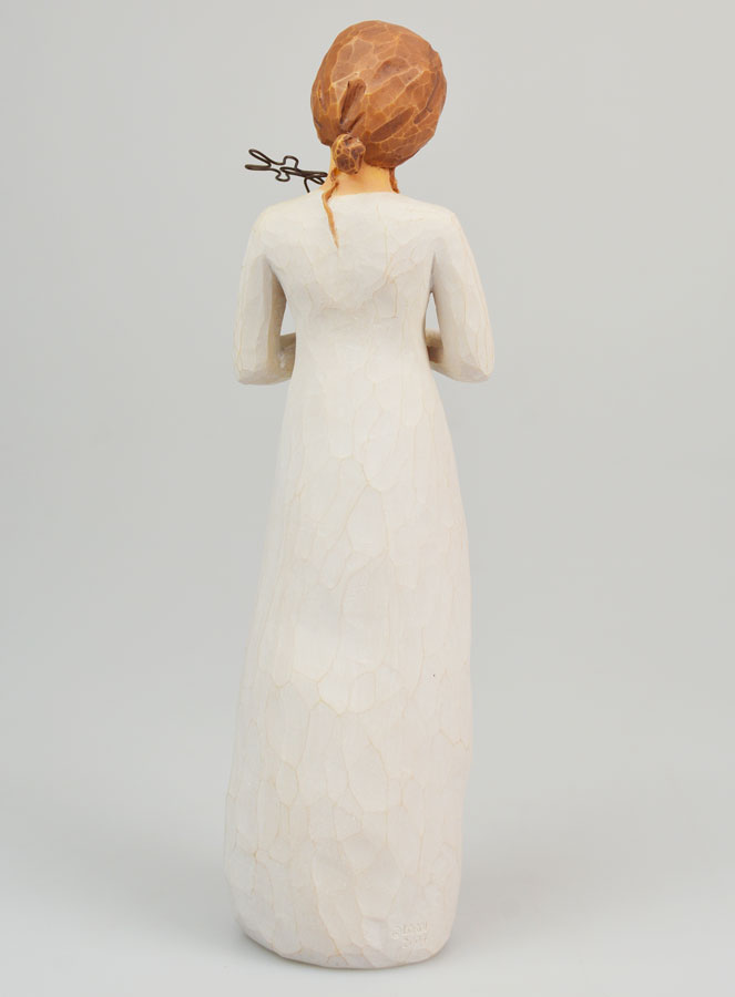 Statue Willow Tree - Sainte Vierge Marie au Bouquet - 23 cm (pic 4)