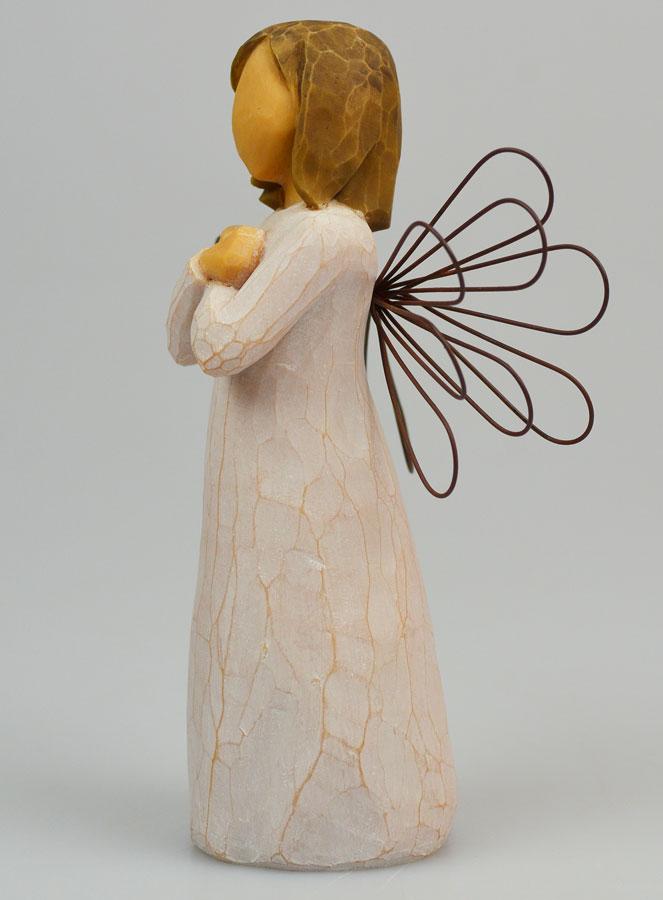 Ange Willow Tree - Signe d'Amour (sign for love) - 14 cm (pic 2)