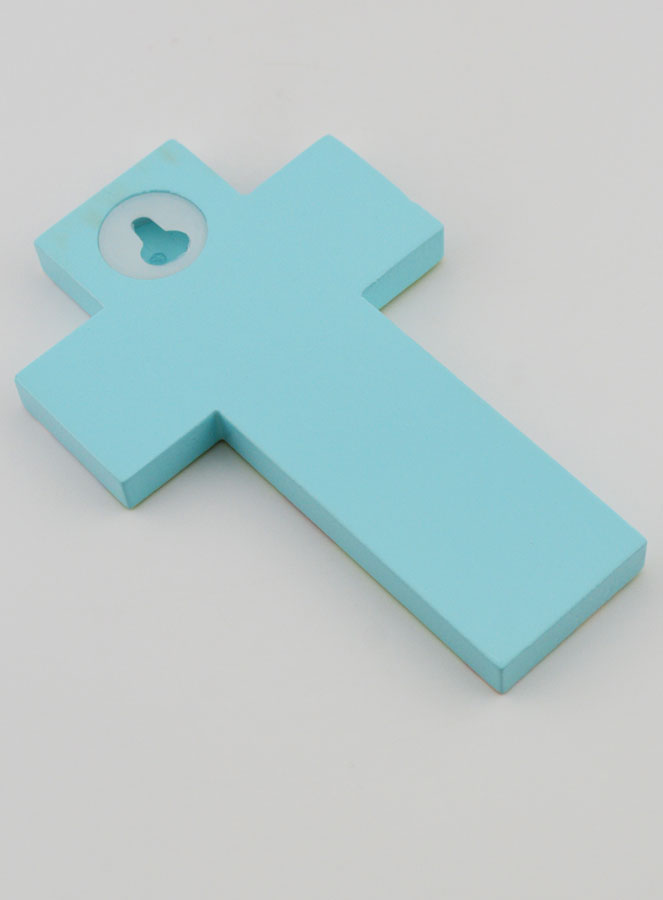 Croix Enfant en Bois L'Arche de Noé - 12 cm (pic 4)