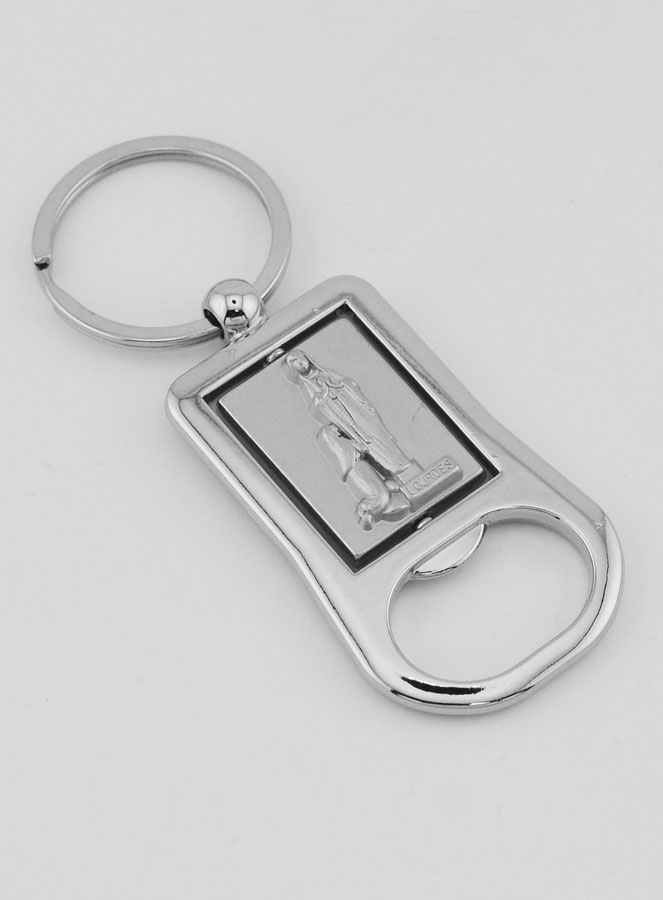 Porte-Clés Décapsuleur Saint Christophe en Argent (pic 4)