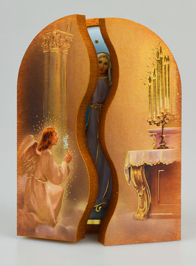 Icône Triptyque Vierge Miraculeuse - 12 cm (pic 2)