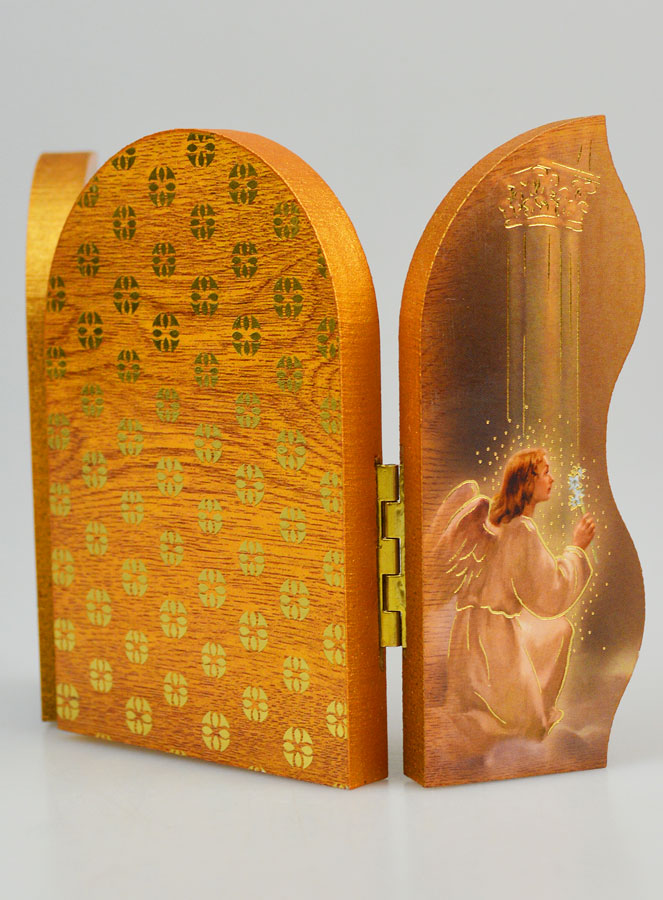 Icône Triptyque Vierge Miraculeuse - 12 cm (pic 3)