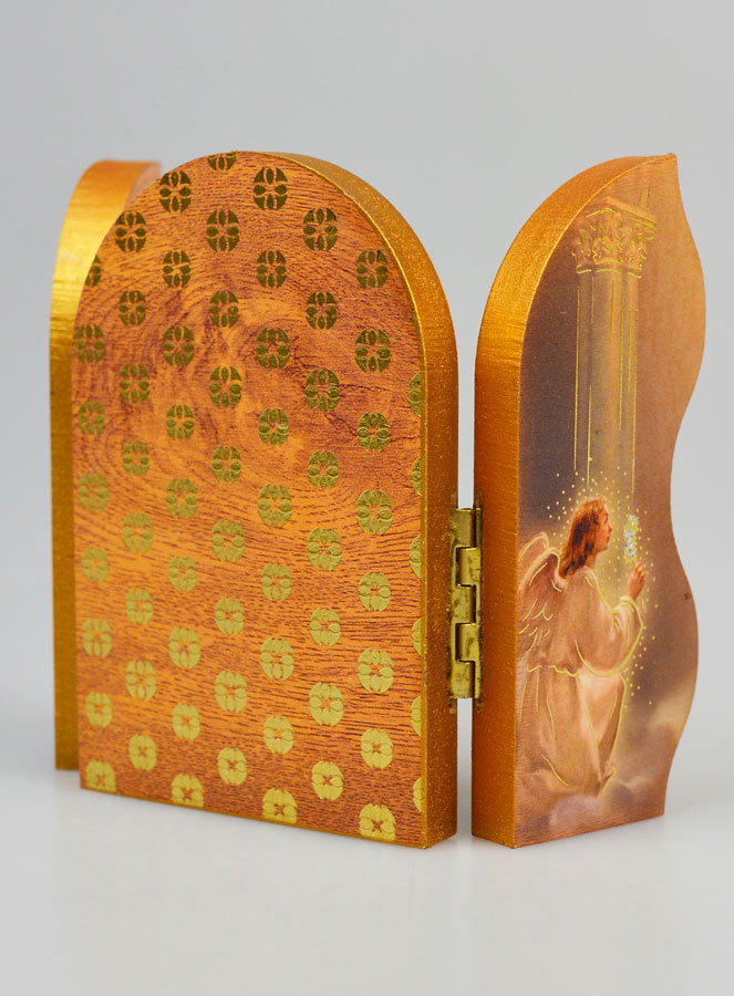 Icône Triptyque Saint Benoît - 12 cm (pic 3)