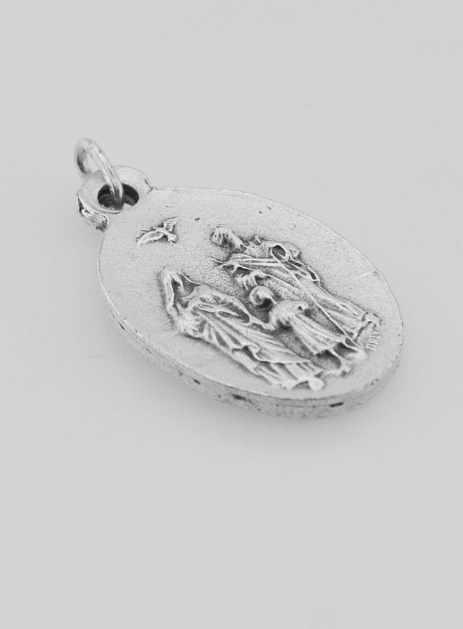 Médaille Religieuse Saint Joseph Argentée - 20 mm (pic 4)