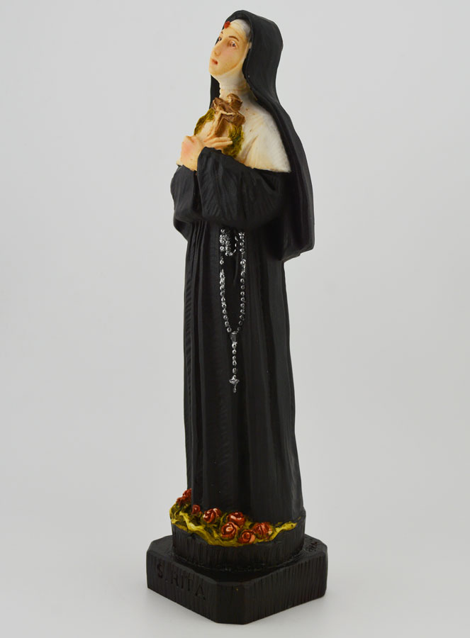 Statue de Sainte Rita - Sainte des Causes Désespérées - 22 cm (pic 2)