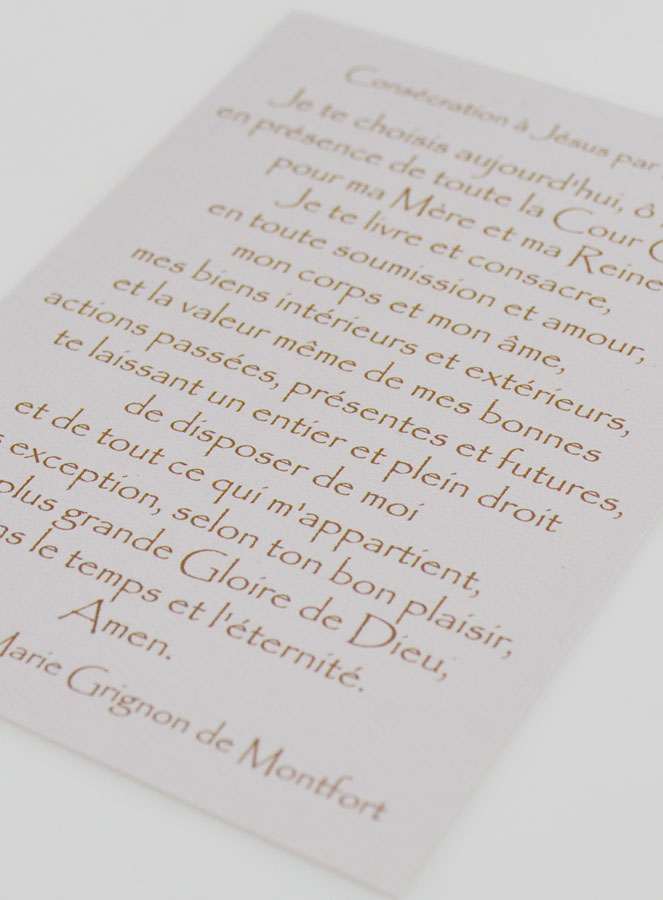 Carte de Baptême - Consécration à Jésus par Marie (pic 3)