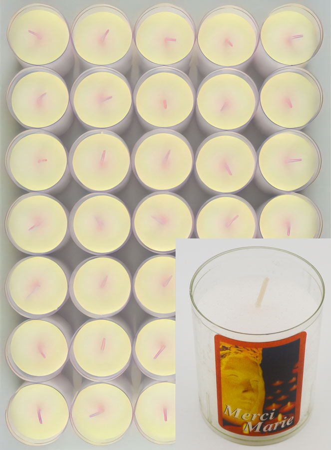 10 Bougies Veilleuses Sainte Vierge - Merci Marie Fête du 8 Décembre (pic 2)
