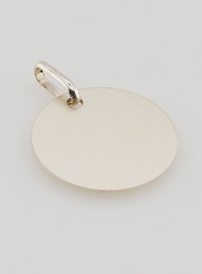 Médaille Profil Vierge Marie - Argent et Or - 17 mm (pic 4)