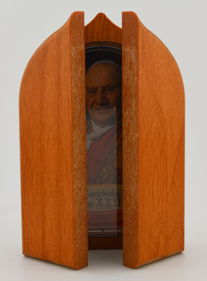 Icône Triptyque de Saint Jean XXIII en Bois (pic 4)