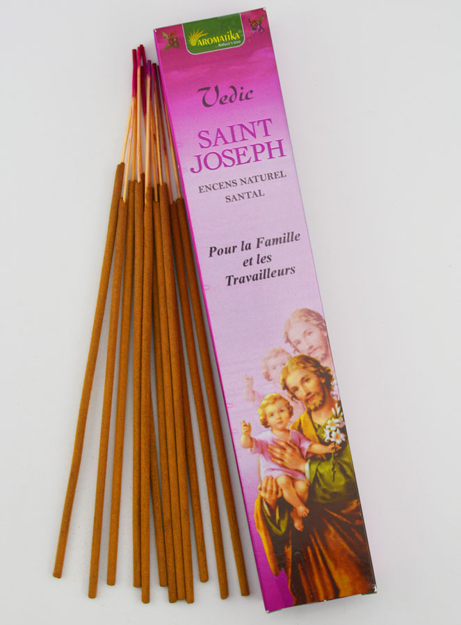 Encens Bâtonnets Saint Joseph - Aromatika 15 gr (pic 1)