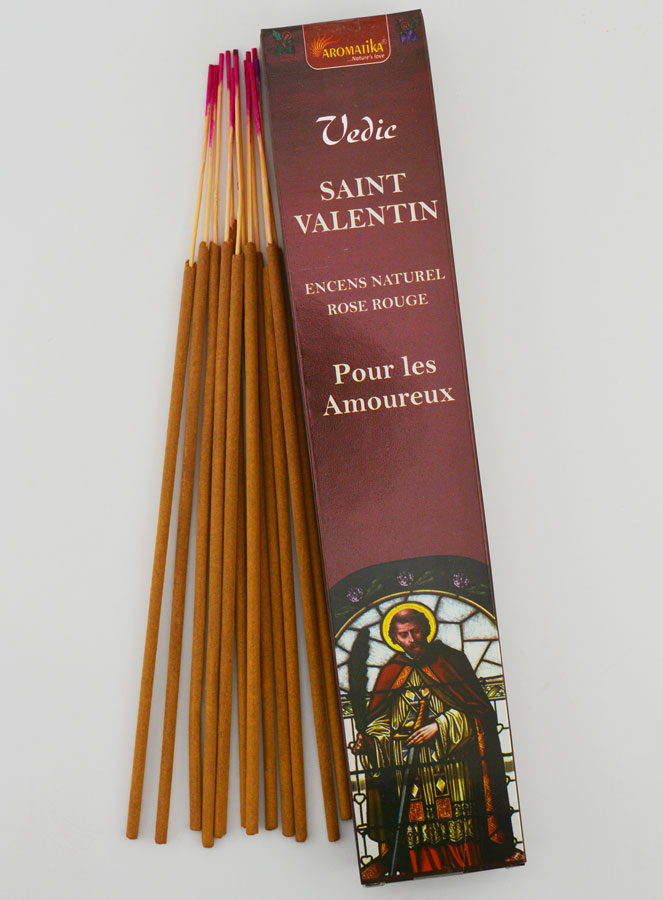 Encens Bâtonnets Saint Valentin - Aromatika 15 gr (pic 1)