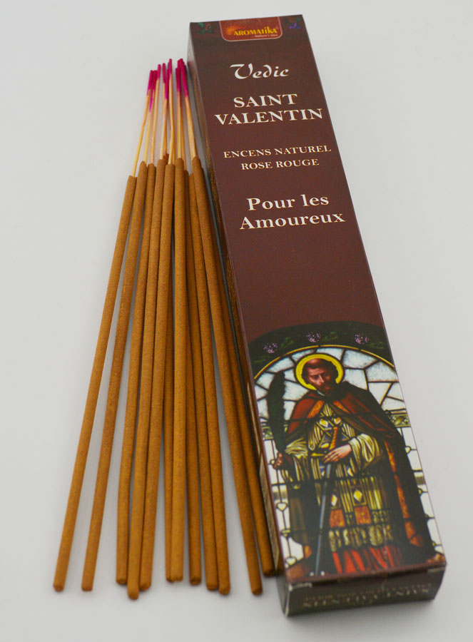 Encens Bâtonnets Saint Valentin - Aromatika 15 gr (pic 2)