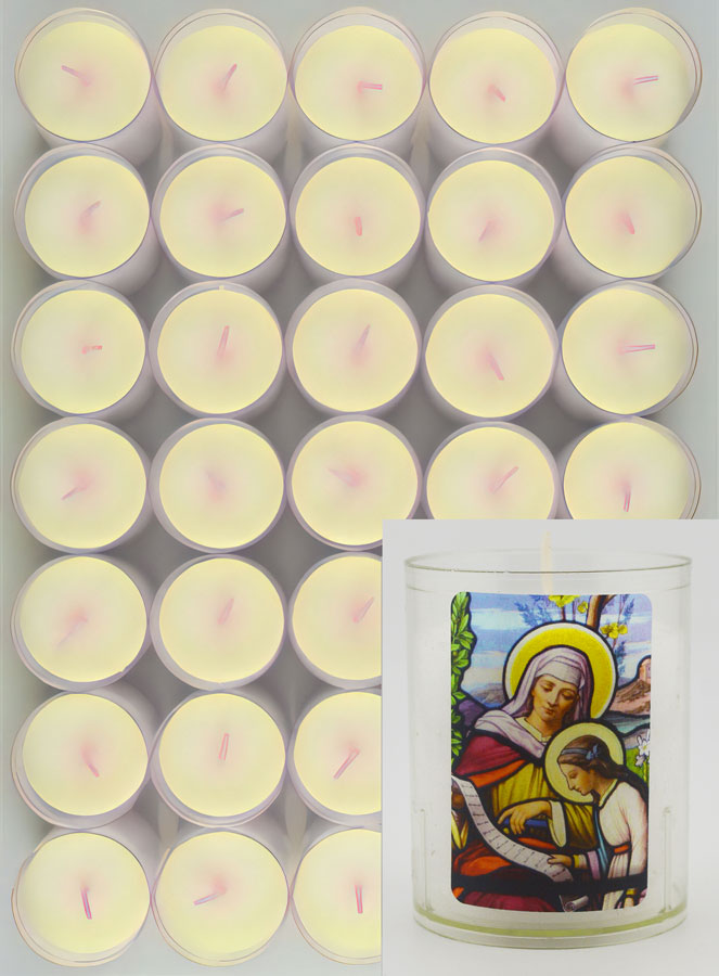 24 Bougies Veilleuses Sainte Anne (pic 1)